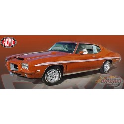 Pontiac GTO LeMans 1972 en orange Sundance Édition limitée - Production estimée à 500 pièce - ACME - 1/18 - A1801226