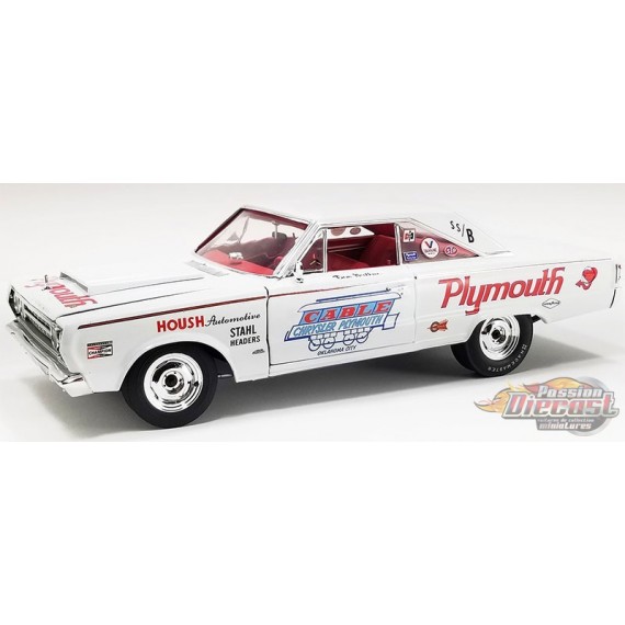 Don Grotheer - 1967 Plymouth Belvedere II Super Stock in White - Estimated Production 400 - ACME - 1/18 - A1806705