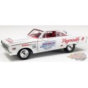 (Preorder) Don Grotheer - 1967 Plymouth Belvedere II Super Stock in White - Estimated Production 400 - ACME - 1/18 - A1806705