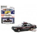 2001 Ford Crown Victoria Interceptor Police  - Test & Evaluation Vehicle -  Hot Pursuit  39 - 1 /64 Greenlight - 42970 D