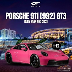 (Preorder) Porsche 911 [992] GT3 Ruby Star Neo 2021 - 1/12 - GT SPIRIT - GT536