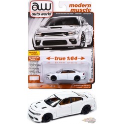 2021 Dodge Charger SRT Hellcat Redeye in White Knuckle - Auto World - 1/64 - AWSP172 A