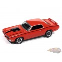 1970 Mercury Cougar Eliminator Mecum Auctions in Competition Orange - Johnny Lightning 1/64 - JLCT015 A