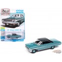 1964 Ford Galaxie 500XL in Dynasty Green with Black Roof - Auto World - 1/64 - AWSP174 B