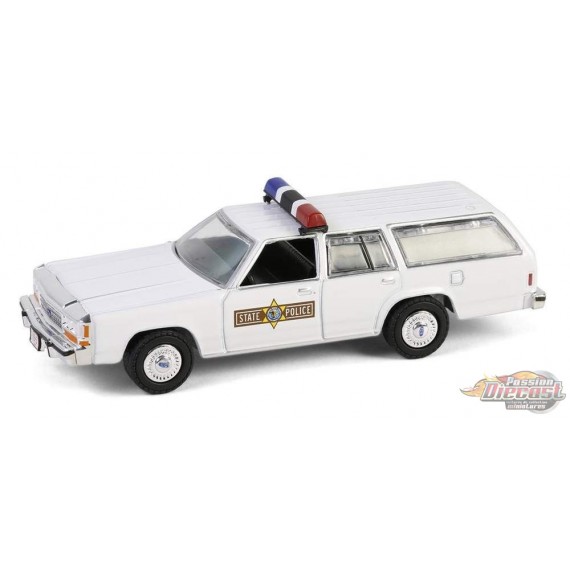 Illinois State Police - 1988 Ford LTD Crown Victoria Wagon - Hot Pursuit Series 46 - 1/64 Greenlight - 43040 C