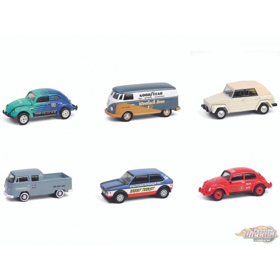 Club Vee-Dub Series 20 - Assortiment - 1/64 Greenlight - 36110 - Passion Diecast