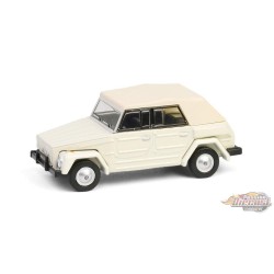 1973 Volkswagen Type 181 "The Thing" in Beige with Tan Soft Top - Club Vee-Dub Series 20 - 1/64 Greenlight - 36110 C