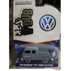 Volkswagen Service - 1978 Volkswagen Type 2 Double Cab Pickup - Club Vee-Dub Series 20 - 1/64 Greenlight - 36110 D