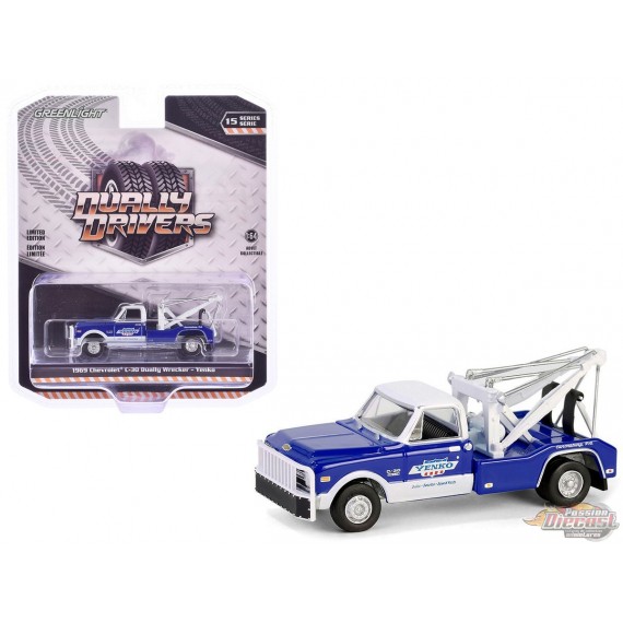 Yenko - 1969 Chevrolet C30 Dually Wrecker - Dually Drivers Series 15 - 1/64 Greenlight - 46150 A