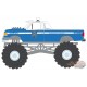 NYPD - 1990 Ford F-350 Monster Truck - Kings of Crunch - Edition Hot Pursuit - 1/64 Greenlight - 49170 E