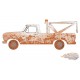 1973 Ford F100 Pickup Truck with Drop-In Tow Hook - Blue Collar Collection Series 14 - 1/64 Greenlight - 35300 B