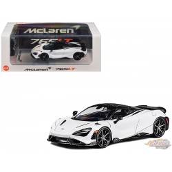 McLaren 765LT - Blanche avec carbone - Limited Edition - CM Model - 1:64 - CM64-765LT 21 Passion Diecast