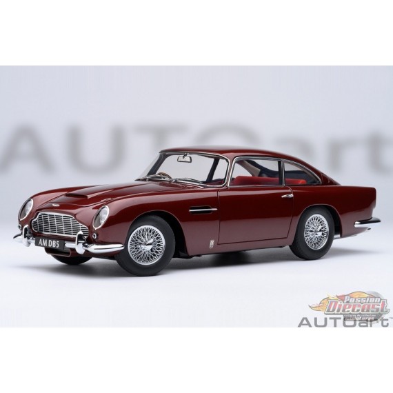 Aston Martin DB5 (Dubonnet Rosso) - Autoart 1/18 - 70289 - Passion Diecast 