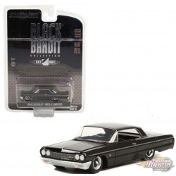 1964 Chevrolet Impala Lowrider - Black Bandit Series 26 - 1/64 Greenlight - 28090 B- Passion Diecast