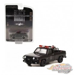 1982 Chevrolet K20 Scottsdale - Fire Department - Black Bandit Series 26 - 1/64 Greenlight - 28090 C- Passion Diecast