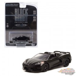 2021 Chevrolet C8 Stingray Convertible - Black Bandit Series 26 - 1/64 Greenlight - 28090 D - Passion Diecast