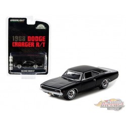1968 Dodge Charger R/T in Black - Hobby Exclusive - 1/64 Greenlight - 44724