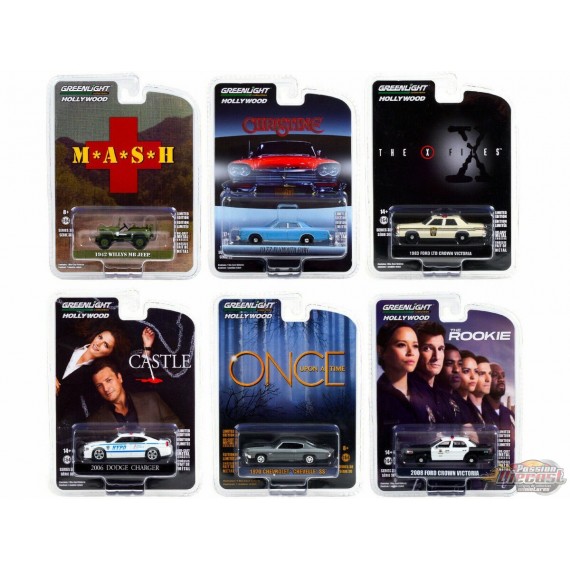 Hollywood Série 30  Assortiment  1-64  greenlight 44900 - Passion Diecast