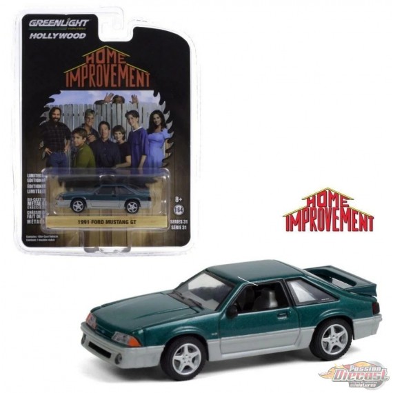 1991 Ford Mustang  GT - Home Improvement (1991-99, TV Series) - Hollywood 31 - 1/64 Greenlight - 44910 C