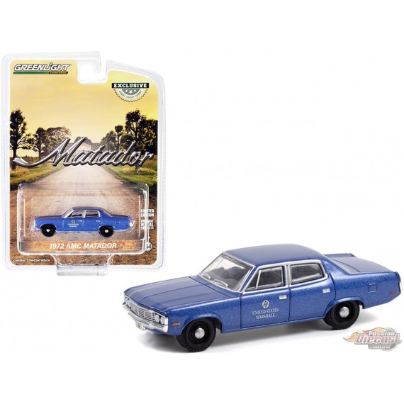 1972 AMC Matador - United States Marshall - Hobby Exclusive - 1/64 Greenlight - 30218
