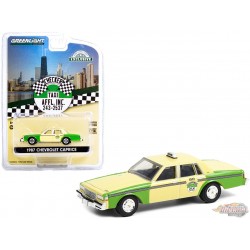 1987 Chevrolet Caprice Chicago Checker Taxi Affl, Inc. (Hobby Exclusive) 1/64 Greenlight - 30233 - Passion Diecast