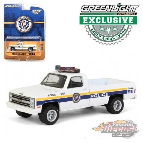 Philadelphia, Pennsylvania Police - 1986 Chevrolet M1008  - Hobby Exclusive - 1/64 Greenlight - 30241