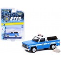 1985 Chevrolet K-5 Blazer - New York City Police Dept (NYPD) - Hobby Exclusive -1/64 Greenlight - 30245