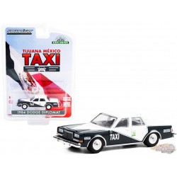 Tijuana, Mexico Taxi - 1984 Dodge Diplomat - Hobby Exclusive - 1/64 Greenlight - 30200  Passion Diecast