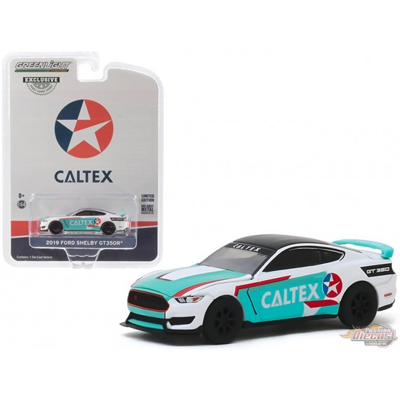 2019 Ford Shelby GT350R - Caltex Racing -  (Hobby Exclusive) 1/64 Greenlight 30133 Passion Diecast 
