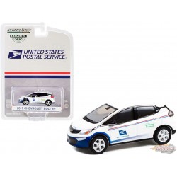 Service USPS alimenté par l'électricité - Chevrolet Bolt 2017 - Hobby Exclusive - 1/64 Greenlight -30263