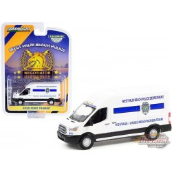 2020 Ford Transit - West Palm Beach, Florida Police - Hobby Exclusive - 1/64 Greenlight - 30261