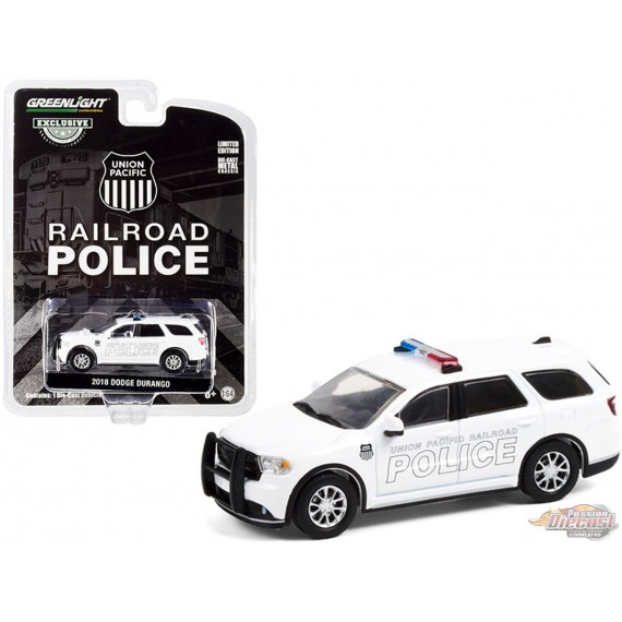 Union Pacific Railroad Police - 2018 Dodge Durango - Hobby Exclusive - 1/64 Greenlight -30268