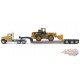 Caterpillar CT681 Day Cab Tractor with Lowboy Trailer and Cat 950G Wheel Loader - Diecast Master - 1/87 - 84418