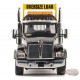 Kenworth T880 Daycab Tridem Tractor in Black with Trail King TK120 HDG Lowboy Trailer - Diecast Master - 1/50 - 71134