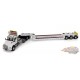 Kenworth T880 Daycab Tridem Tractor in White with Trail King TK120 HDG Lowboy Trailer - Diecast Master - 1/50 - 71139