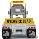 Tracteur Kenworth T880 Daycab Tridem blanc avec remorque surbaissée Trail King TK120 - Diecast Master - 1/50 - 71139
