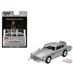 Aston Martin DB5 James Bond 007 Goldfinger - Emballage Anglais - Mini GT - 1:64 - MGT00900-007E Passion Diecast