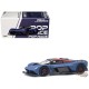 ASTON MARTIN VALKYRIE SATIN MARINA BLEU HKD - Pop Race 1:64 - PR640096 -  Passion Diecast 