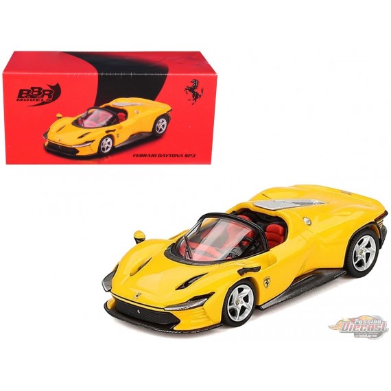 Ferrari Daytona SP3 - Giallo Modena - BBR Models - 1:64 - BBRFER64018 Passion Diecast