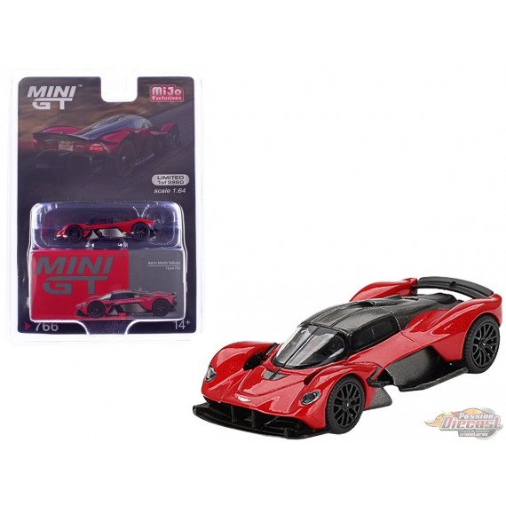 MINI GT　アストンマーチン・ヴァルキリー (ハイパーレッド) チェイスカー MINI GT アストンマーチン・ヴァルキリー (ハイパーレッド