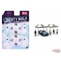 Canopy Liberty Walk - White Set - metal set - American Diorama - 1/64 - AD-2416