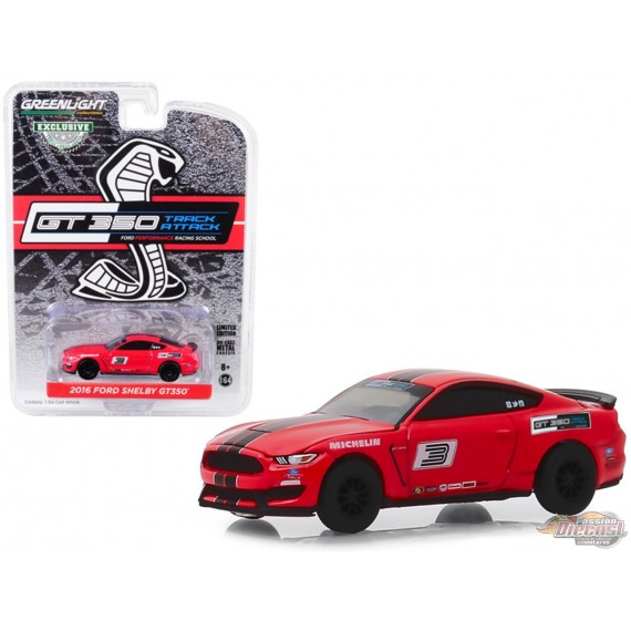 Ford Mustang Shelby GT350 2016 - Ford Performance Racing School -  (Hobby Exclusive) 1/64 Greenlight 30053  Passion Diecast 