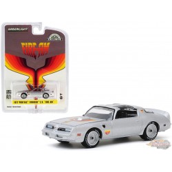 1979 Pontiac Firebird "Fire Am" by Very Special Equipment (VSE)  Silver with Hood Bird - Greenlight 1/64 Hobby Exclusive - 30148
