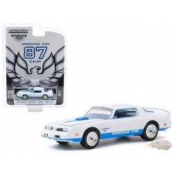 1978 "Macho Trans Am" Custom by Mecham Design - n° 87 sur 204 - Blanc et bleu  - Greenlight 1/64 Hobby Exclusive - 30150