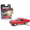 Goodyear Vintage Ad Cars - 1968 Ford Mustang - Bottes larges GT - Hobby Exclusive - 1/64 Greenlight - 30247