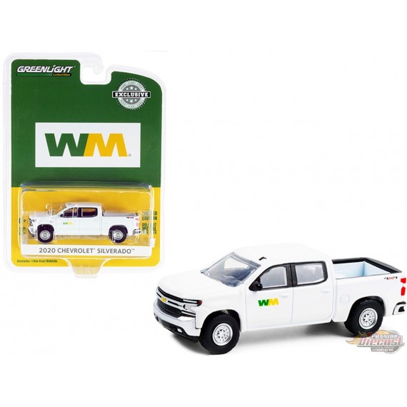 Waste Management - 2020 Chevrolet Silverado- Hobby Exclusive - 1/64 Greenlight - 30255