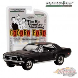 Bill Goodro Ford, Denver, Colorado - 1968 Ford Mustang Coupe - Hobby Exclusive - 1/64 Greenlight - 30354