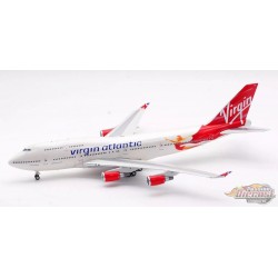 (Free shipping)  Virgin Atlantic Boeing 747-4Q8 / G-VFAB / B-models / 1:200 / B-744-VR-FAB