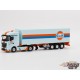 Mercedes-Benz Actros With 40 Ft Container - GULF  -   MINI GT 1/64  -  MGT00213 - Passion Diecast