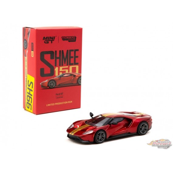 Ford GT Liquide Rouge - Tarmac Works Mini GT & SHMEE 150 - 1/64 - MGT00273-L - Passion Diecast 